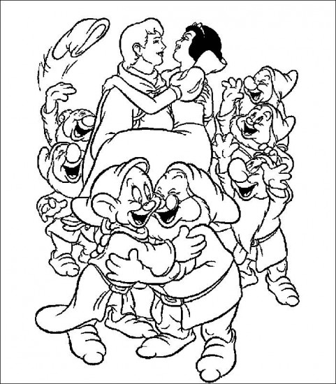 Coloring page: Snow White and the Seven Dwarfs (Animation Movies) #133852 - Free Printable Coloring Pages