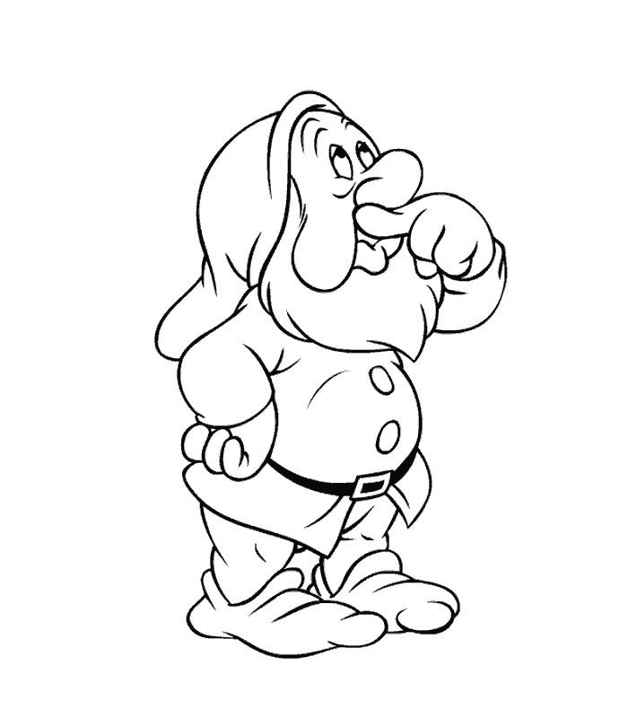 Coloring page: Snow White and the Seven Dwarfs (Animation Movies) #133853 - Free Printable Coloring Pages