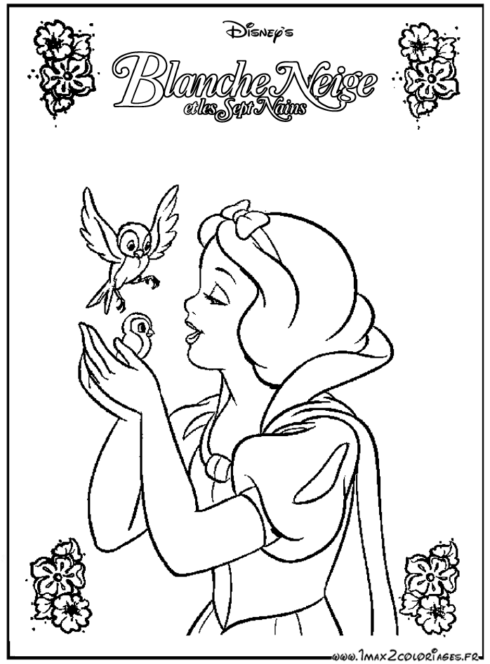 Coloring page: Snow White and the Seven Dwarfs (Animation Movies) #133859 - Free Printable Coloring Pages