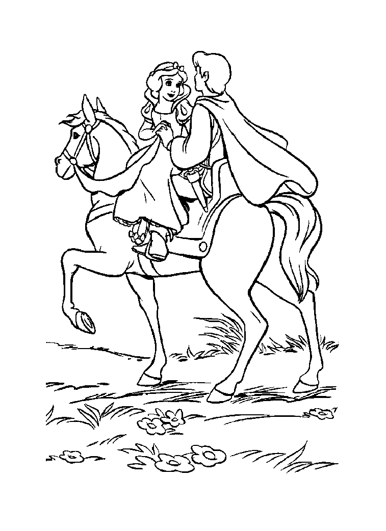 Coloring page: Snow White and the Seven Dwarfs (Animation Movies) #133866 - Free Printable Coloring Pages