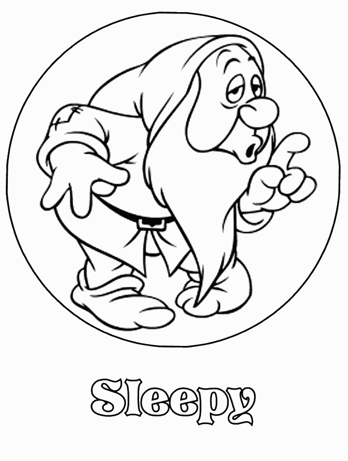 Coloring page: Snow White and the Seven Dwarfs (Animation Movies) #133882 - Free Printable Coloring Pages