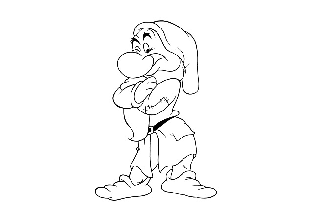 Coloring page: Snow White and the Seven Dwarfs (Animation Movies) #133890 - Free Printable Coloring Pages
