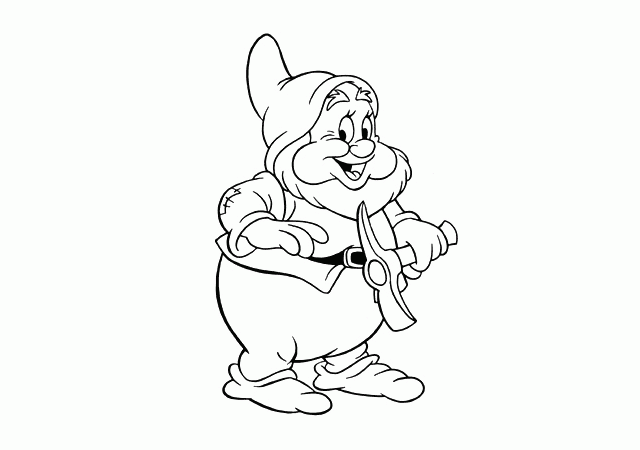 Coloring page: Snow White and the Seven Dwarfs (Animation Movies) #133902 - Free Printable Coloring Pages