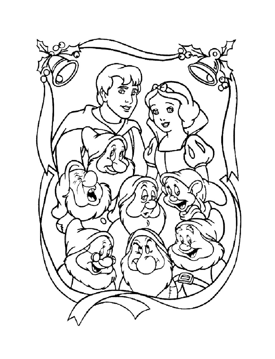 Coloring page: Snow White and the Seven Dwarfs (Animation Movies) #133903 - Free Printable Coloring Pages