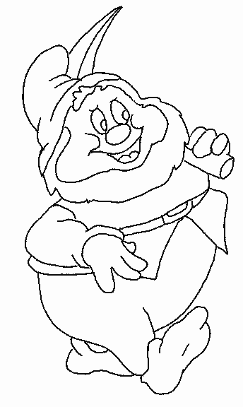 Coloring page: Snow White and the Seven Dwarfs (Animation Movies) #133906 - Free Printable Coloring Pages