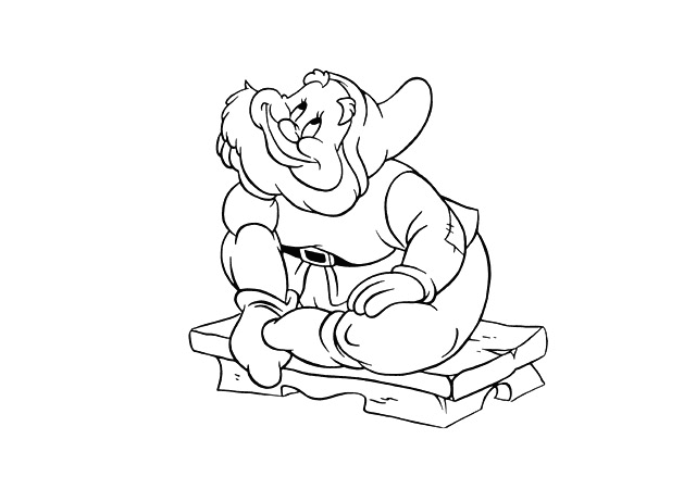 Coloring page: Snow White and the Seven Dwarfs (Animation Movies) #133913 - Free Printable Coloring Pages