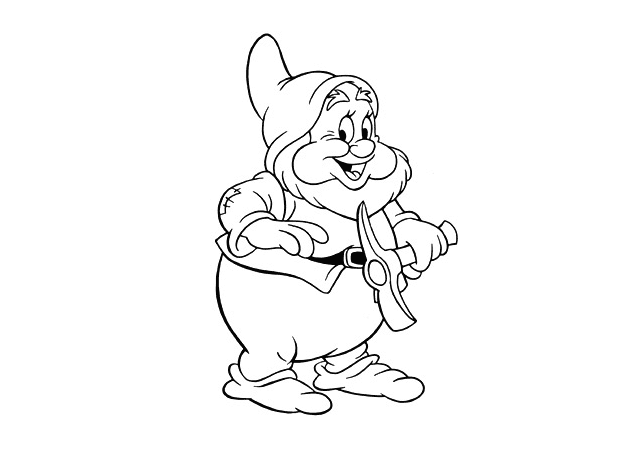 Coloring page: Snow White and the Seven Dwarfs (Animation Movies) #133918 - Free Printable Coloring Pages