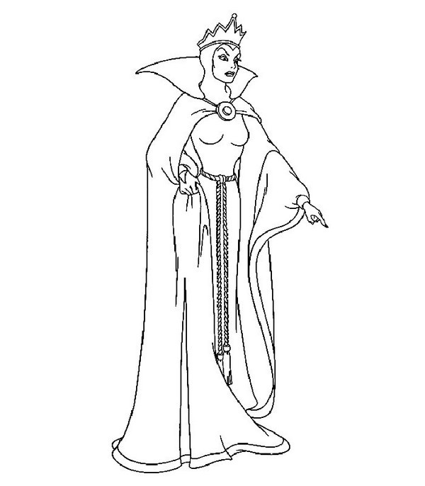 Coloring page: Snow White and the Seven Dwarfs (Animation Movies) #133954 - Free Printable Coloring Pages
