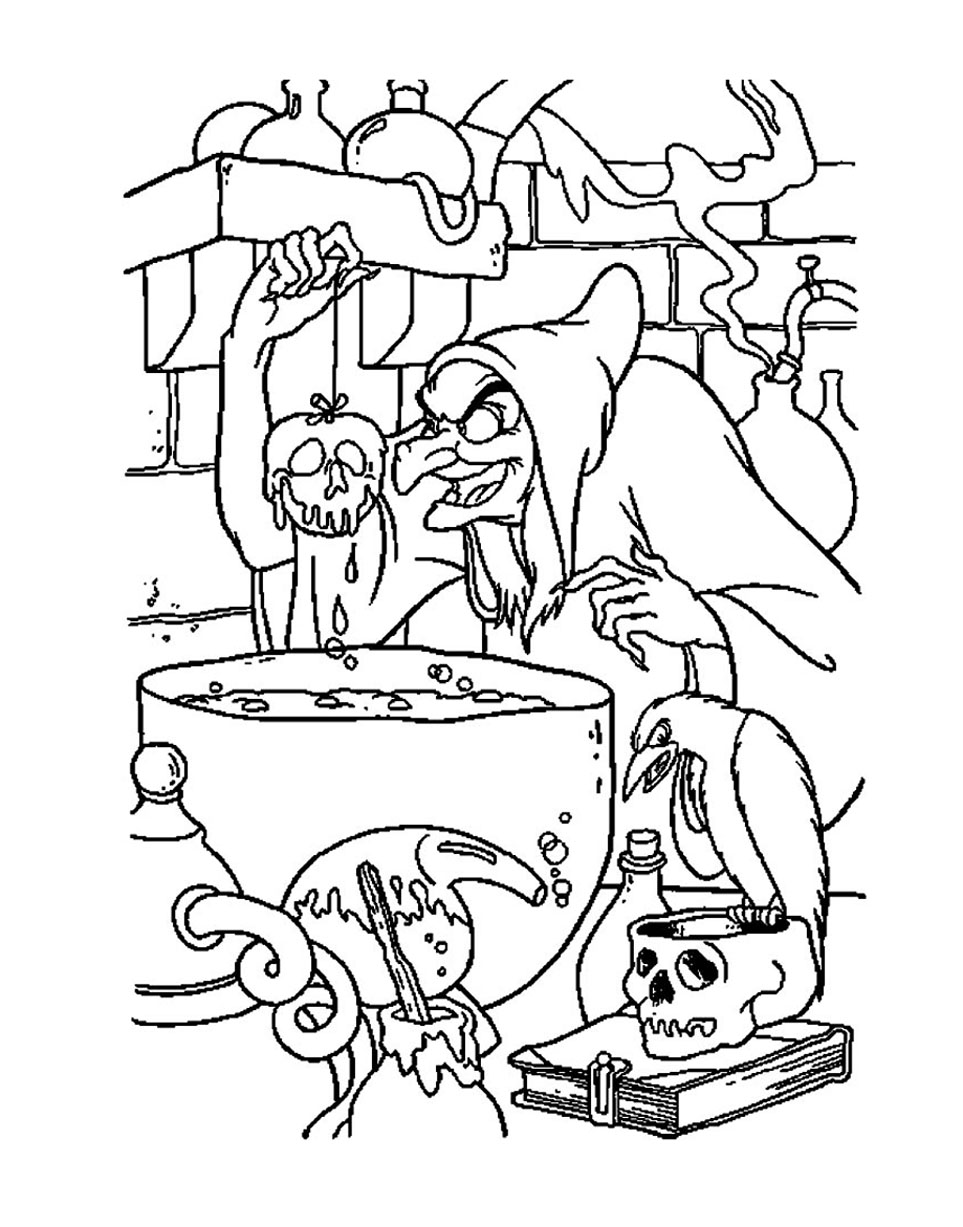 Download 246+ Cartoons Snow White And The Seven Dwarfs Coloring Pages