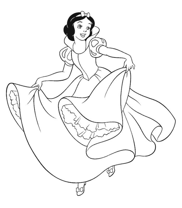 Coloring page: Snow White and the Seven Dwarfs (Animation Movies) #133986 - Free Printable Coloring Pages