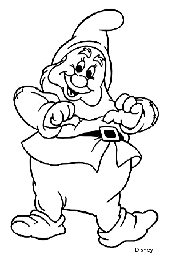 Coloring page: Snow White and the Seven Dwarfs (Animation Movies) #133988 - Free Printable Coloring Pages