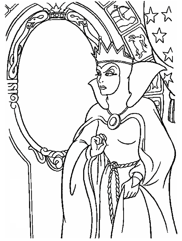 Coloring page: Snow White and the Seven Dwarfs (Animation Movies) #134004 - Free Printable Coloring Pages