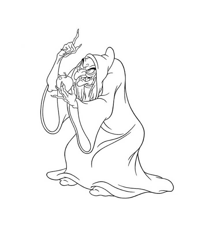 Coloring page: Snow White and the Seven Dwarfs (Animation Movies) #134008 - Free Printable Coloring Pages