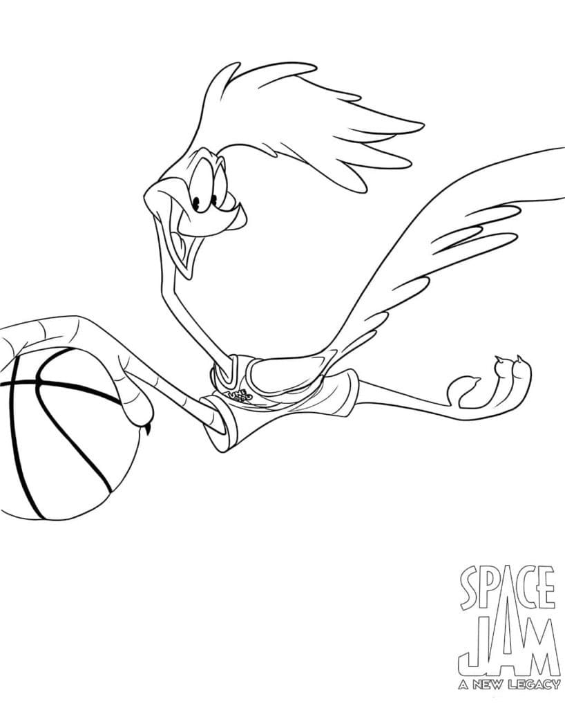 Free printable Space Jam coloring page #198201 from Animation Movies collection