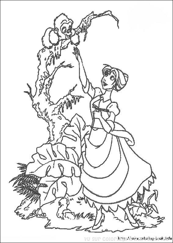 Coloring page: Tarzan (Animation Movies) #131124 - Free Printable Coloring Pages