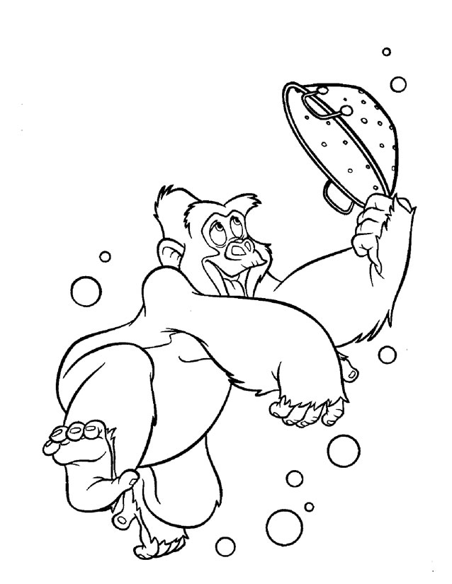 Coloring page: Tarzan (Animation Movies) #131133 - Free Printable Coloring Pages