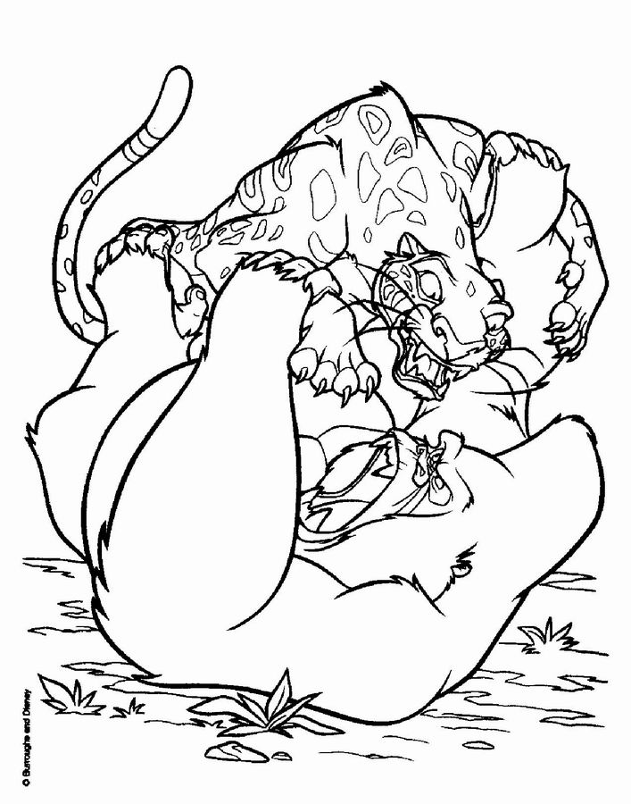 Coloring page: Tarzan (Animation Movies) #131152 - Free Printable Coloring Pages