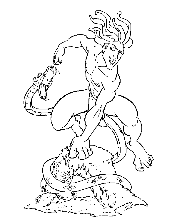 Coloring page: Tarzan (Animation Movies) #131182 - Free Printable Coloring Pages