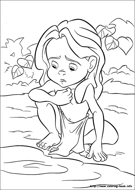 Coloring page: Tarzan (Animation Movies) #131186 - Free Printable Coloring Pages