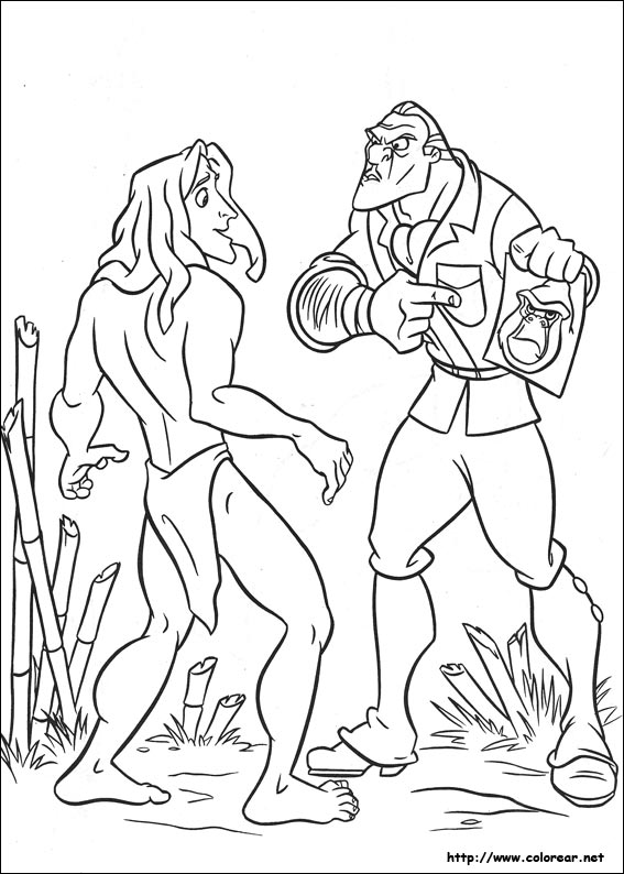 Coloring page: Tarzan (Animation Movies) #131189 - Free Printable Coloring Pages