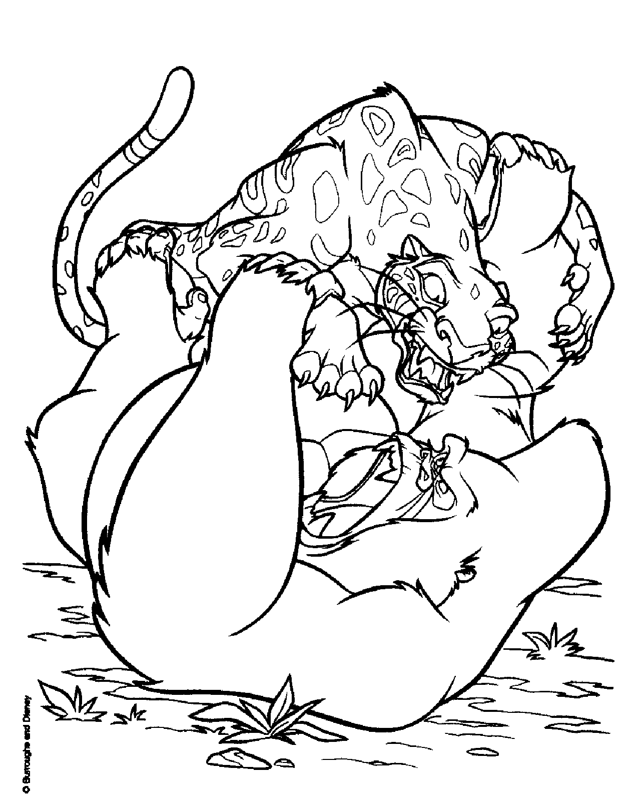 Coloring page: Tarzan (Animation Movies) #131190 - Free Printable Coloring Pages