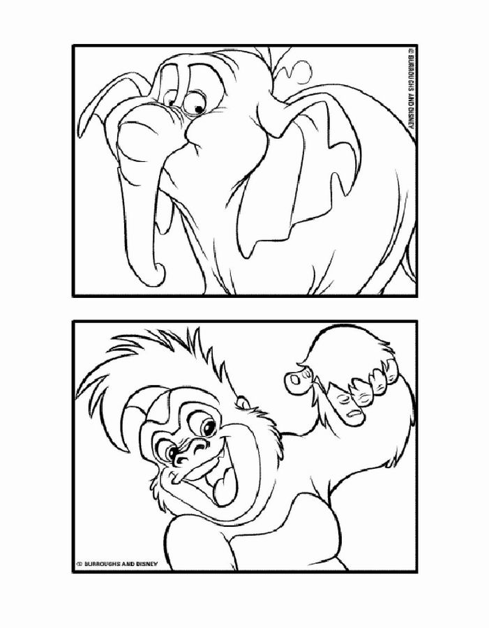 Coloring page: Tarzan (Animation Movies) #131200 - Free Printable Coloring Pages
