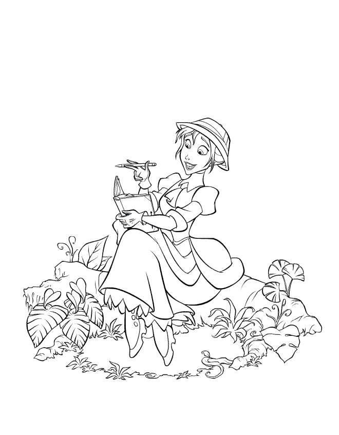 Coloring page: Tarzan (Animation Movies) #131215 - Free Printable Coloring Pages