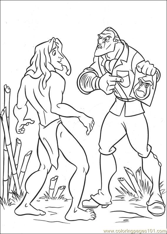 Coloring page: Tarzan (Animation Movies) #131246 - Free Printable Coloring Pages