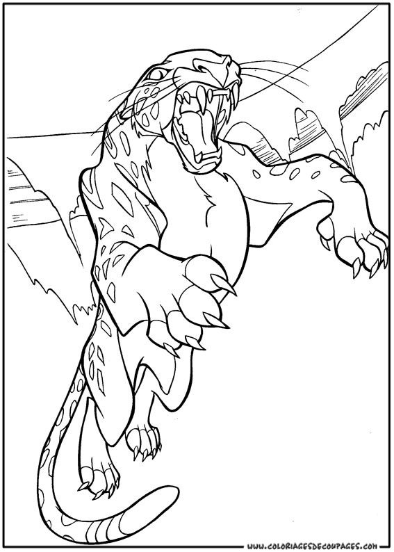 Coloring page: Tarzan (Animation Movies) #131270 - Free Printable Coloring Pages