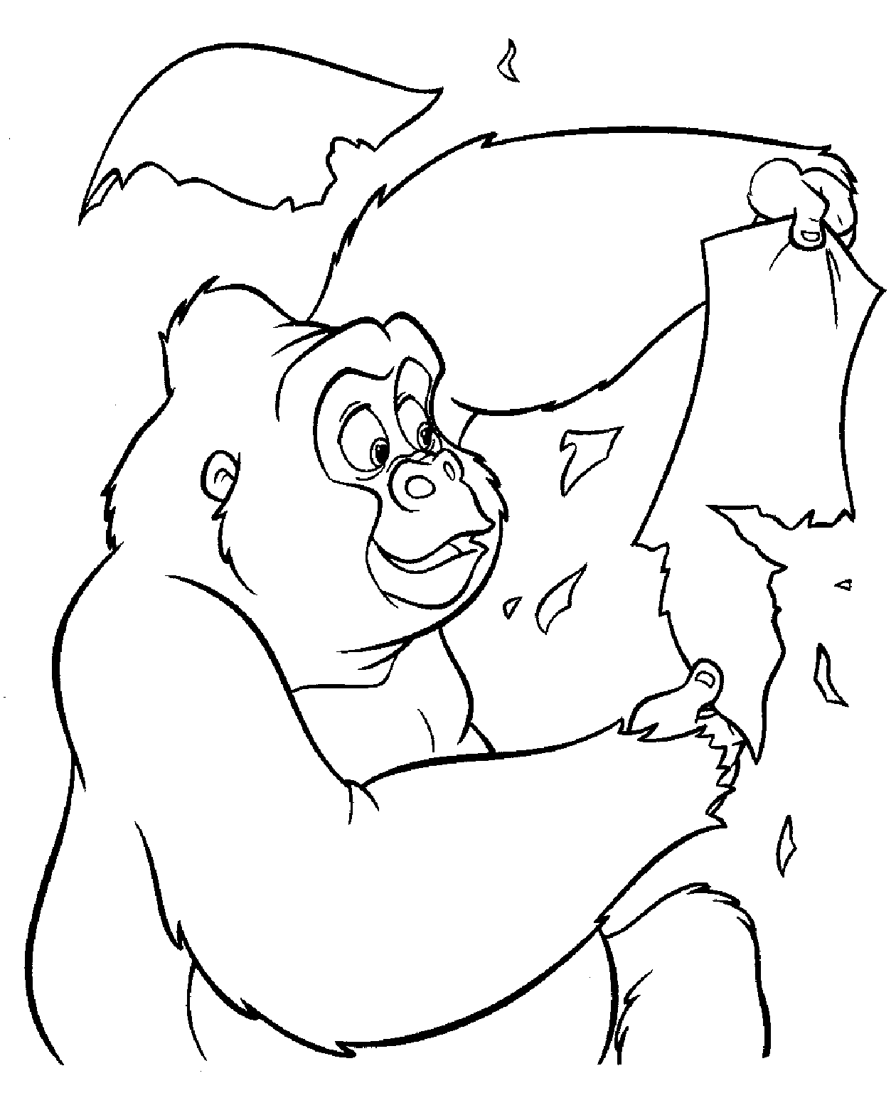 Coloring page: Tarzan (Animation Movies) #131281 - Free Printable Coloring Pages