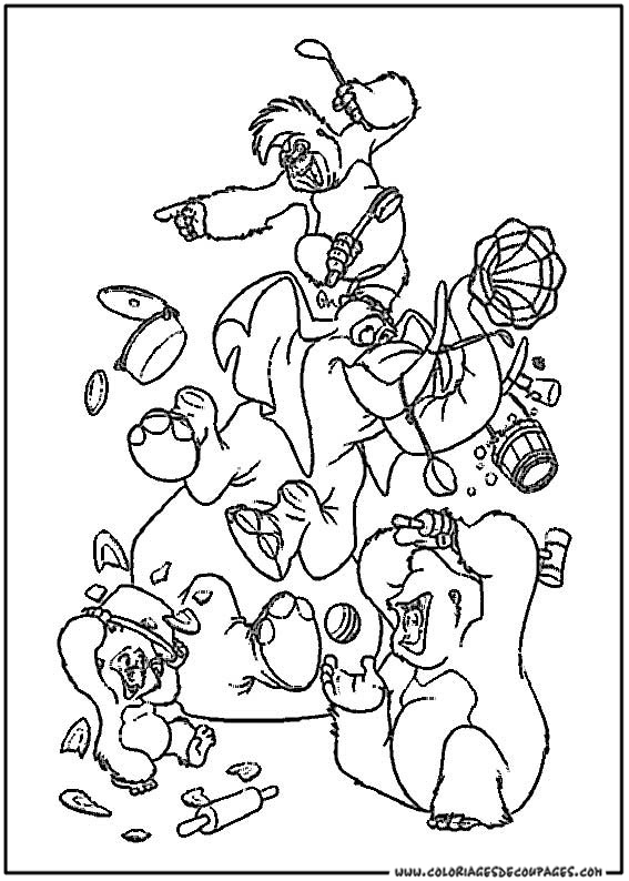 Coloring page: Tarzan (Animation Movies) #131283 - Free Printable Coloring Pages