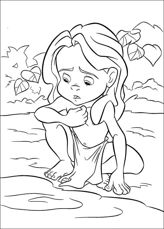 Coloring page: Tarzan (Animation Movies) #131285 - Free Printable Coloring Pages