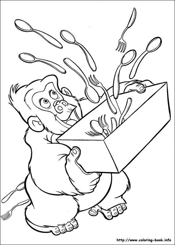 Coloring page: Tarzan (Animation Movies) #131294 - Free Printable Coloring Pages