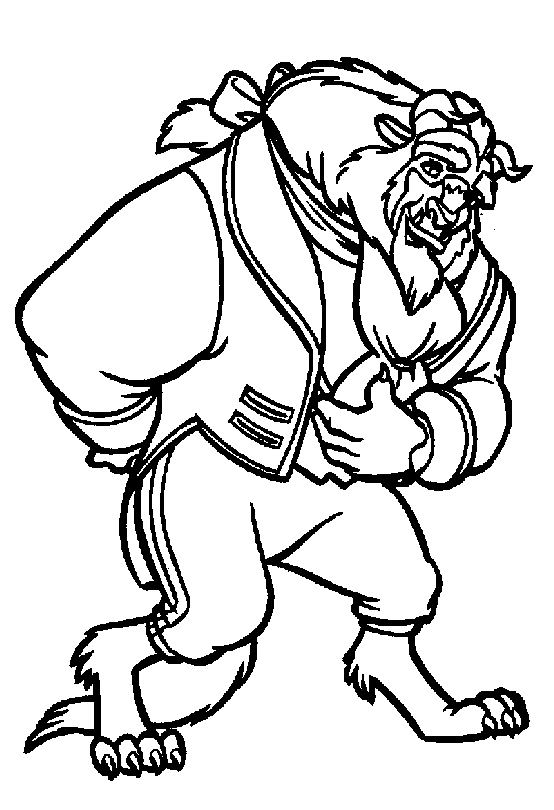 Coloring page: The Beauty and the Beast (Animation Movies) #130889 - Free Printable Coloring Pages