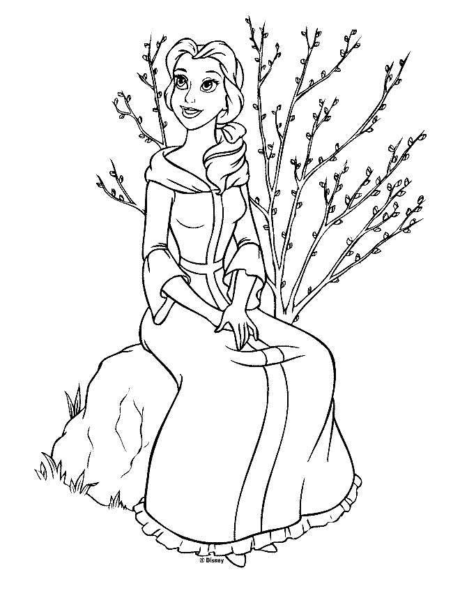 Coloring page: The Beauty and the Beast (Animation Movies) #130895 - Free Printable Coloring Pages