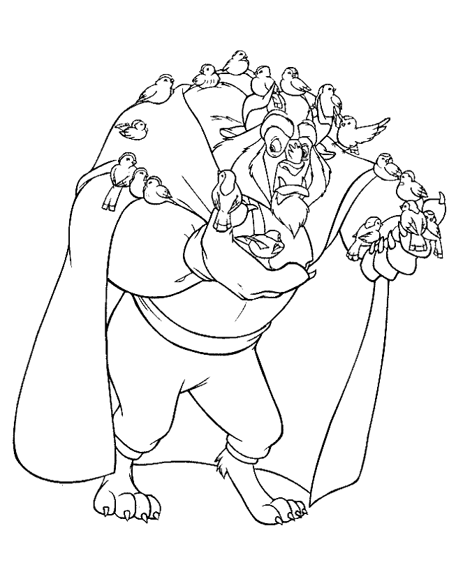 Coloring page: The Beauty and the Beast (Animation Movies) #130916 - Free Printable Coloring Pages