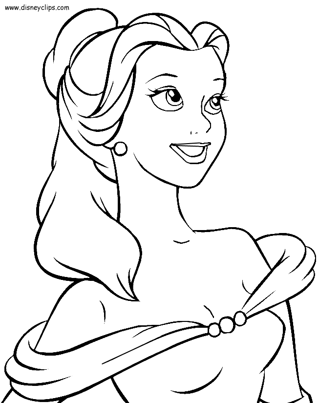 Coloring page: The Beauty and the Beast (Animation Movies) #130932 - Free Printable Coloring Pages