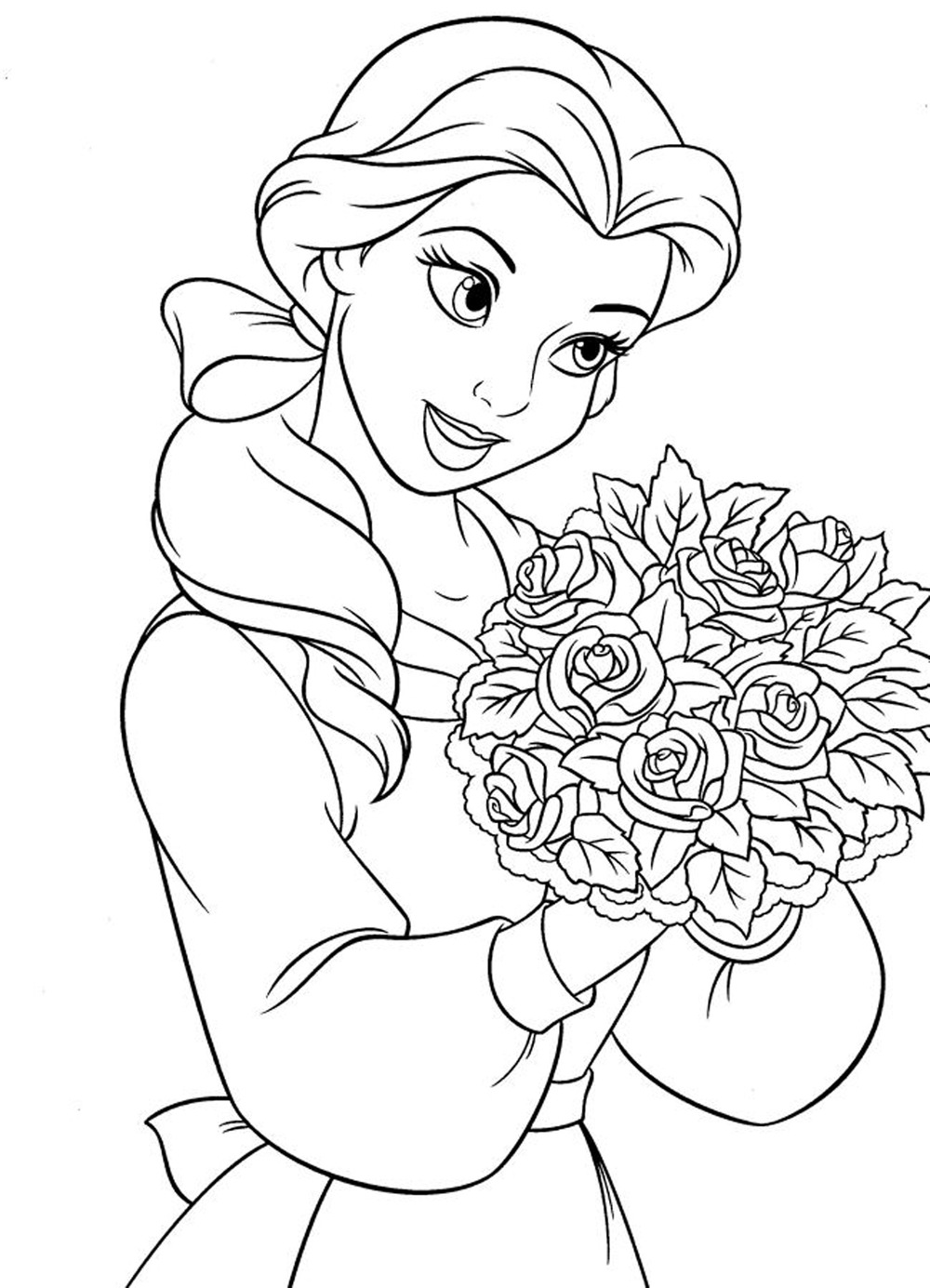 Coloring page: The Beauty and the Beast (Animation Movies) #130936 - Free Printable Coloring Pages