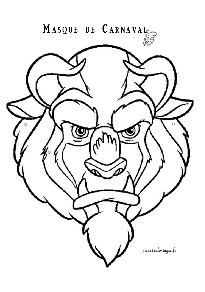 Coloring page: The Beauty and the Beast (Animation Movies) #130945 - Free Printable Coloring Pages