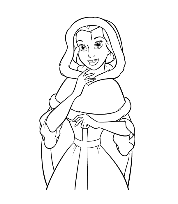 Coloring page: The Beauty and the Beast (Animation Movies) #131006 - Free Printable Coloring Pages