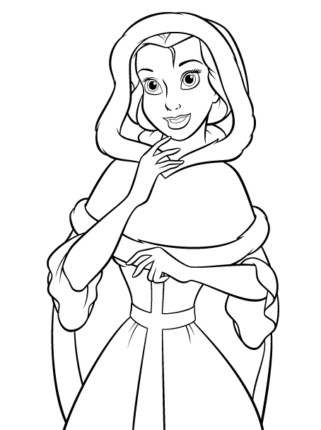 Coloring page: The Beauty and the Beast (Animation Movies) #131050 - Free Printable Coloring Pages