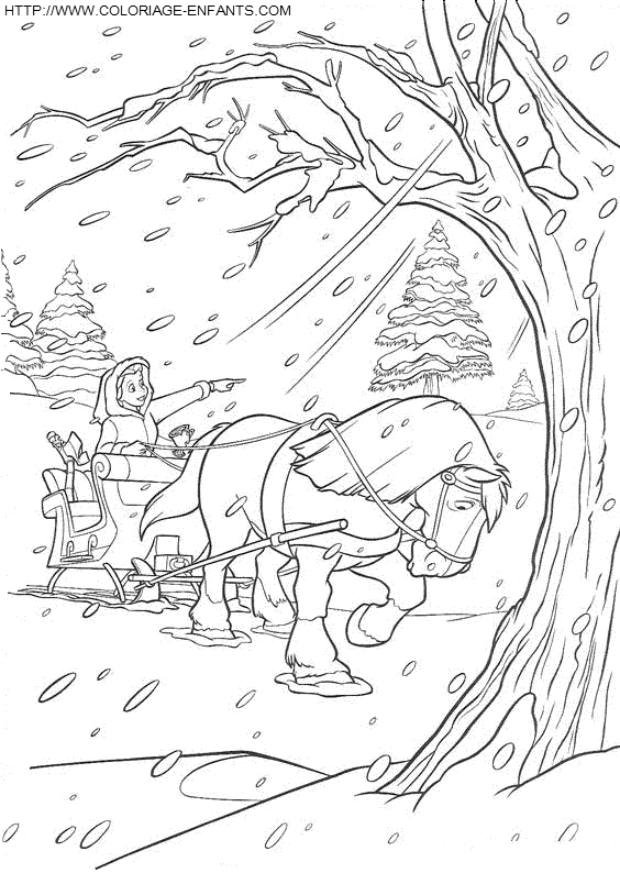 Coloring page: The Beauty and the Beast (Animation Movies) #131063 - Free Printable Coloring Pages