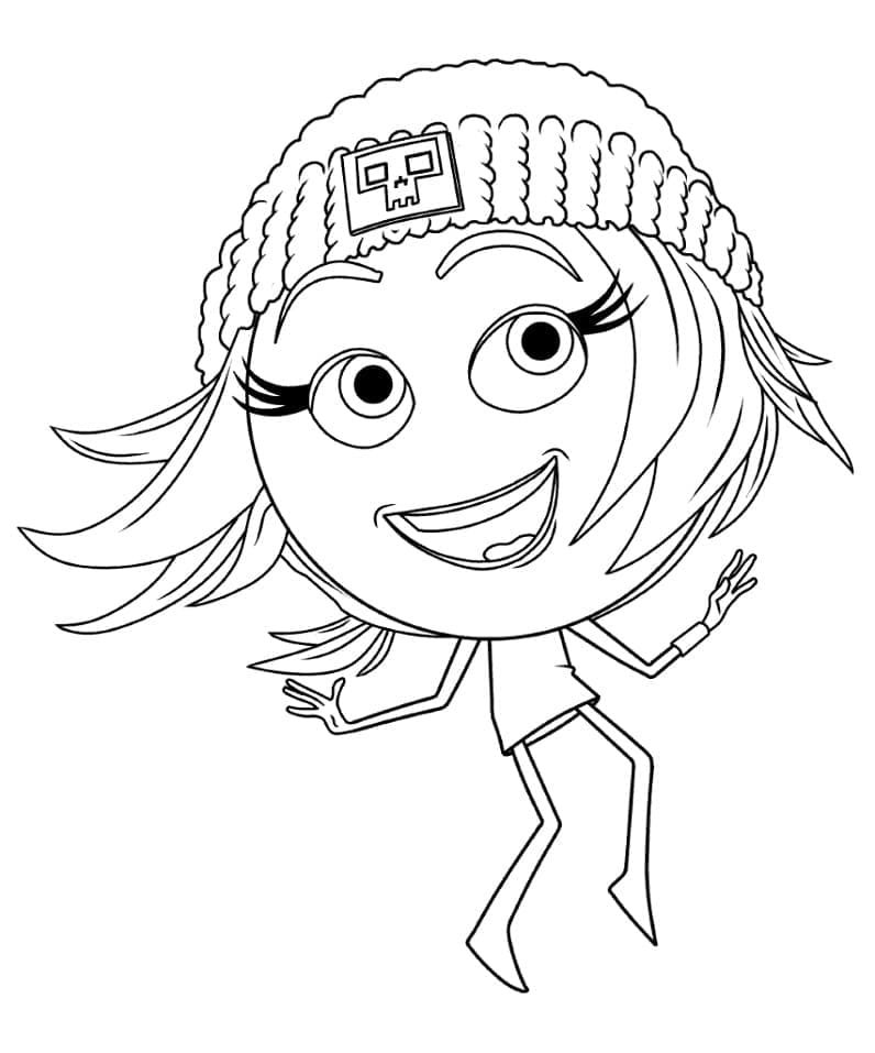 Free printable The Emoji Movie coloring page #198972 from Animation Movies collection