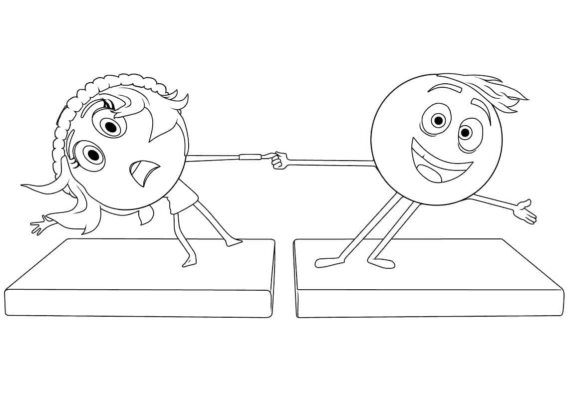 Free printable The Emoji Movie coloring page #198974 from Animation Movies collection