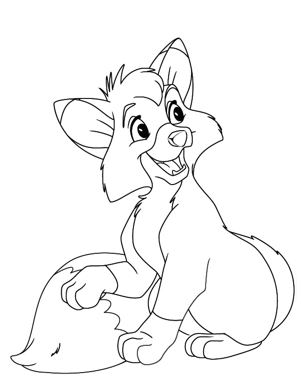 Coloring page: The Fox and the Hound (Animation Movies) #132916 - Free Printable Coloring Pages