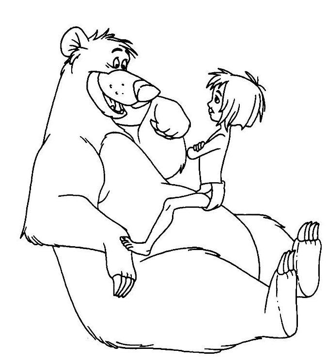 Coloring page: The Jungle Book (Animation Movies) #130036 - Free Printable Coloring Pages
