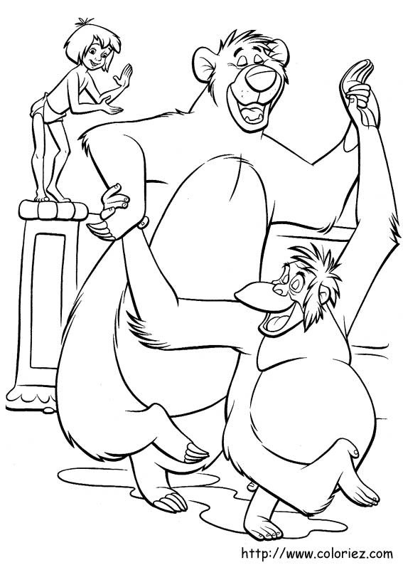 Coloring page: The Jungle Book (Animation Movies) #130046 - Free Printable Coloring Pages