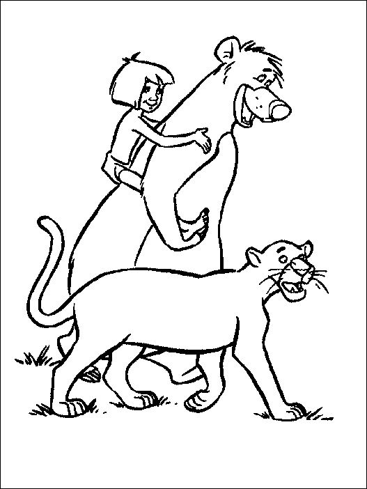 Coloring page: The Jungle Book (Animation Movies) #130053 - Free Printable Coloring Pages