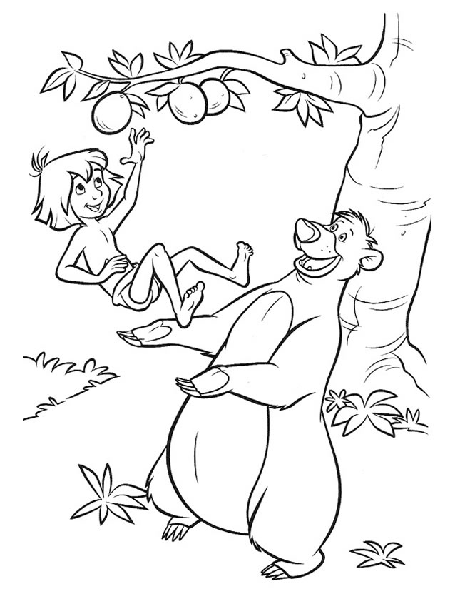 Coloring page: The Jungle Book (Animation Movies) #130054 - Free Printable Coloring Pages
