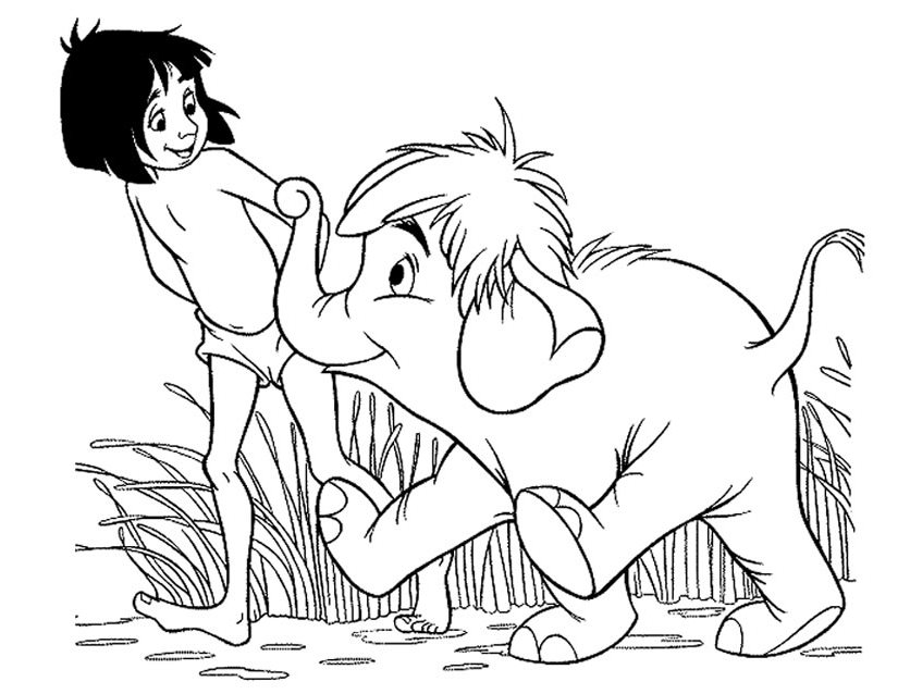 Drawing The Jungle Book #130059 (Animation Movies) – Printable coloring  pages